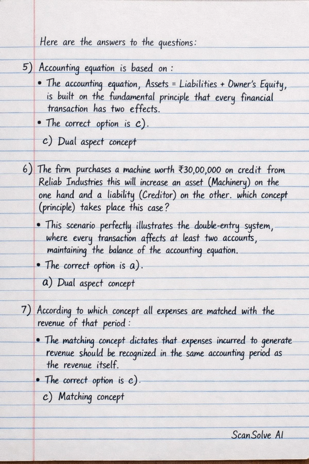 Handwritten step-by-step solution preview