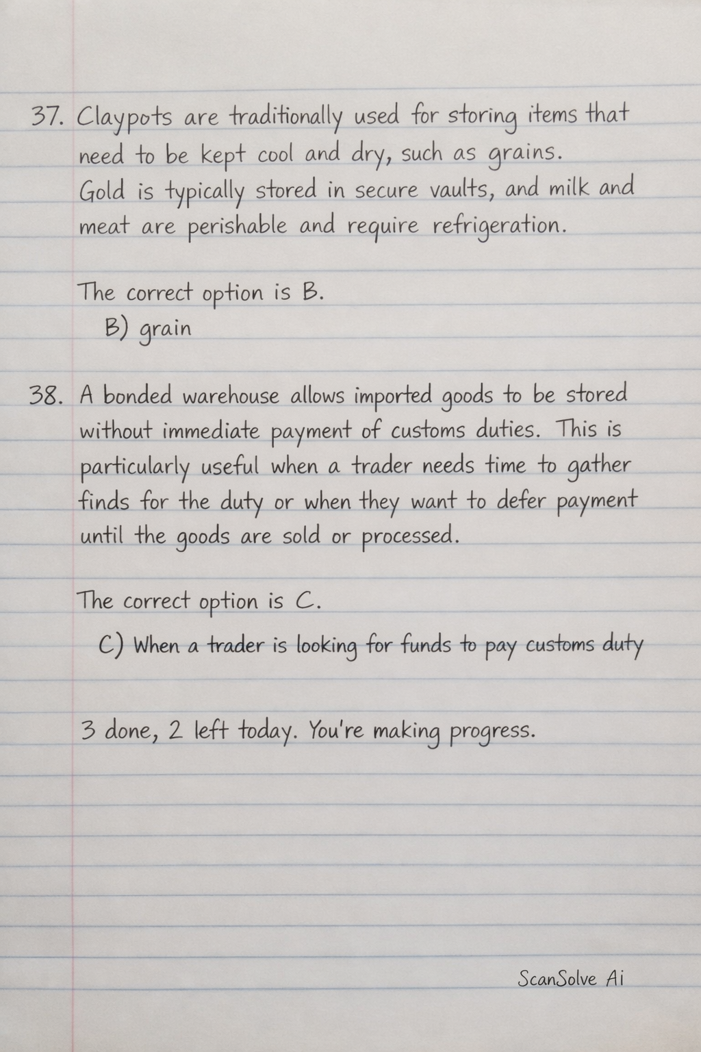 Handwritten step-by-step solution preview