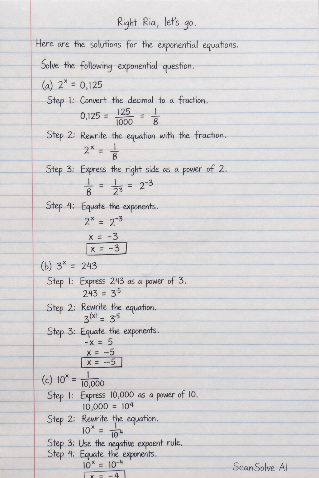 Handwritten step-by-step solution preview