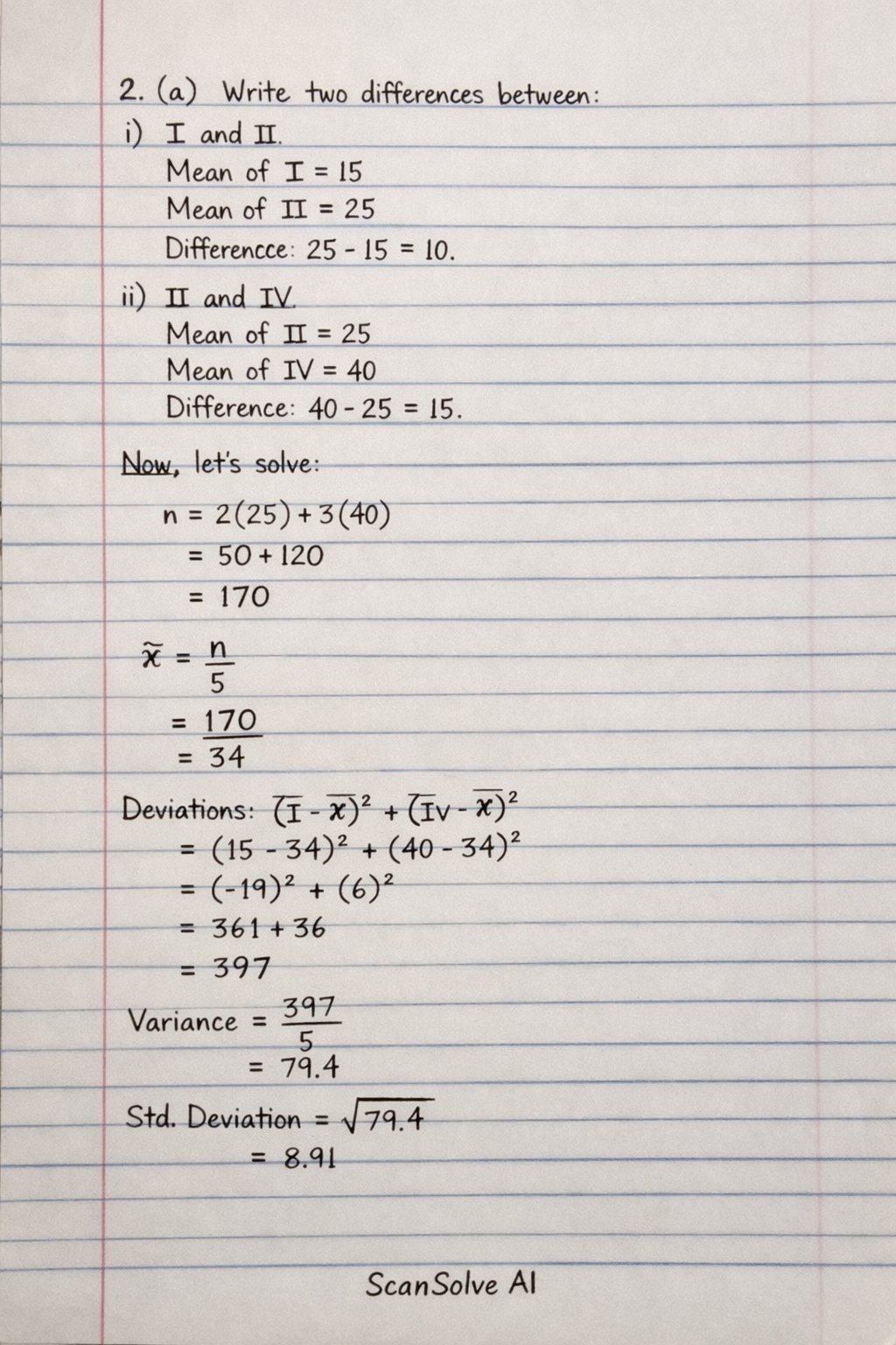 Handwritten step-by-step solution preview