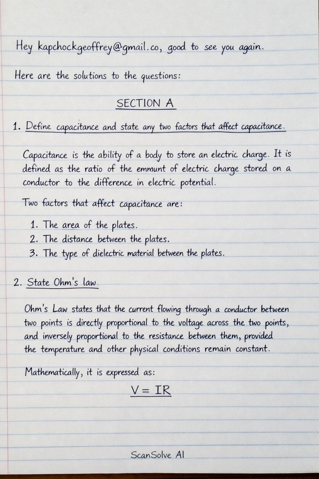 Handwritten step-by-step solution preview