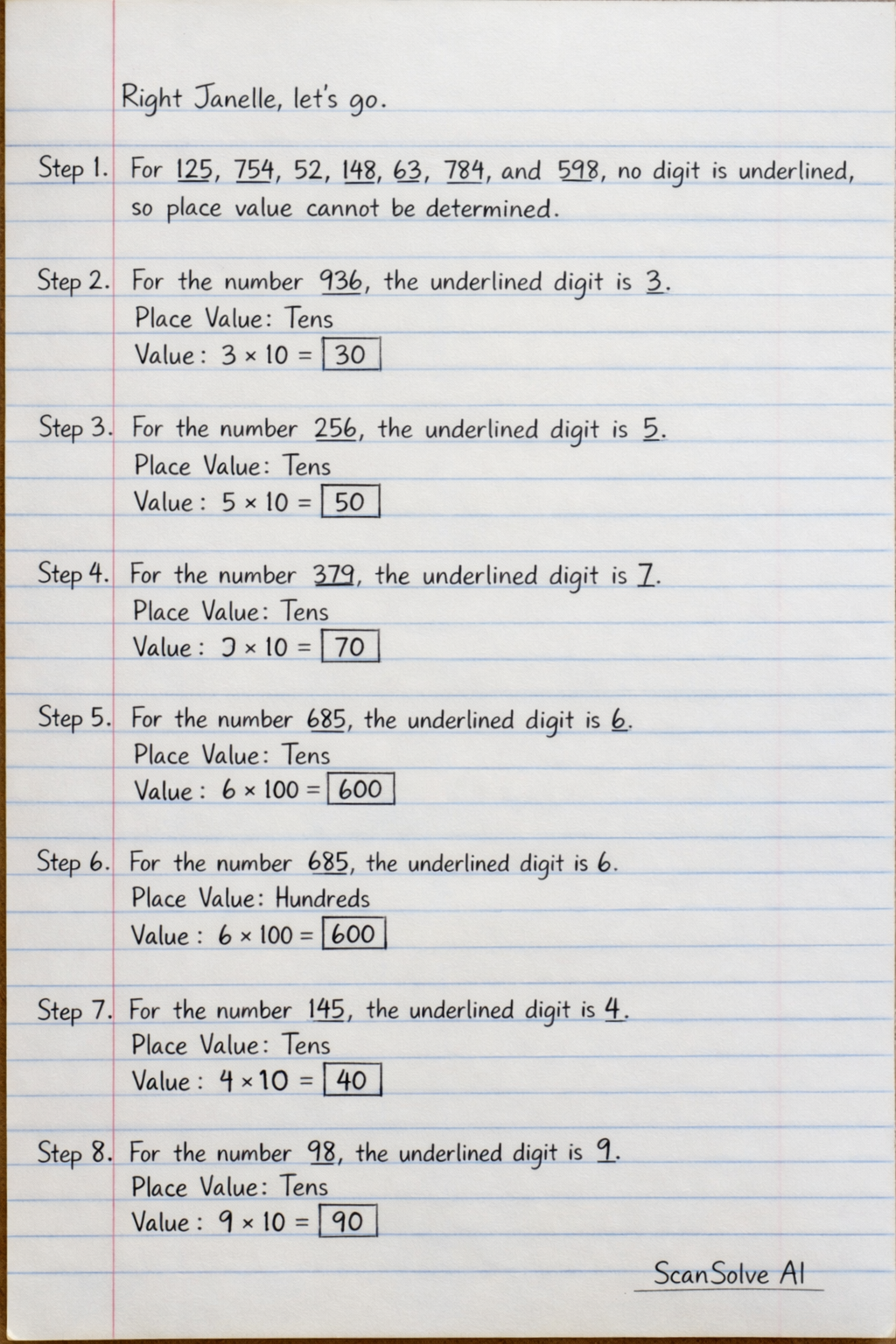 Handwritten step-by-step solution preview