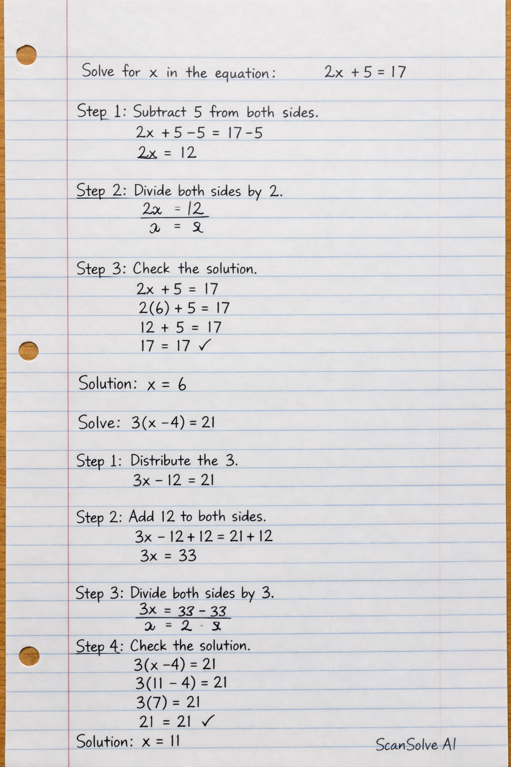 Handwritten step-by-step solution preview