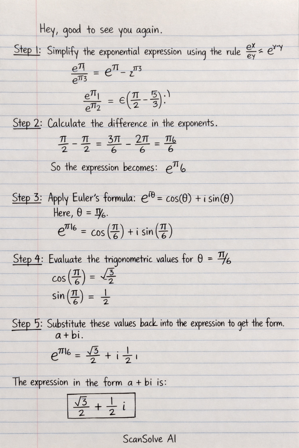 Handwritten step-by-step solution preview