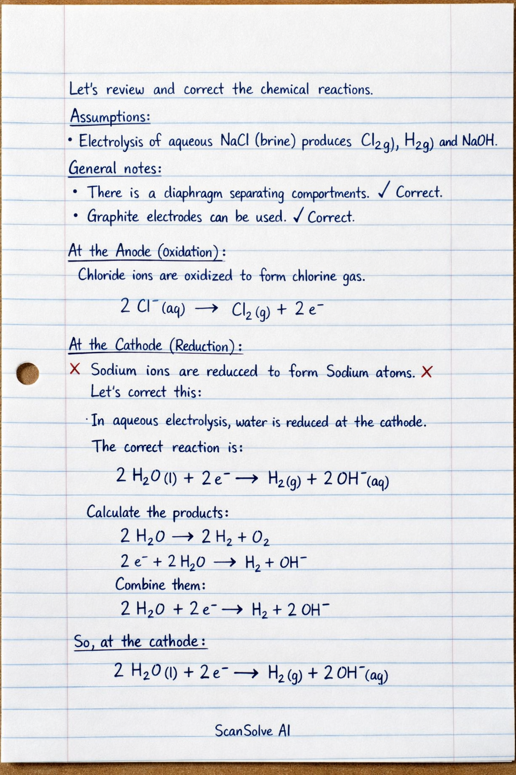 Handwritten step-by-step solution preview
