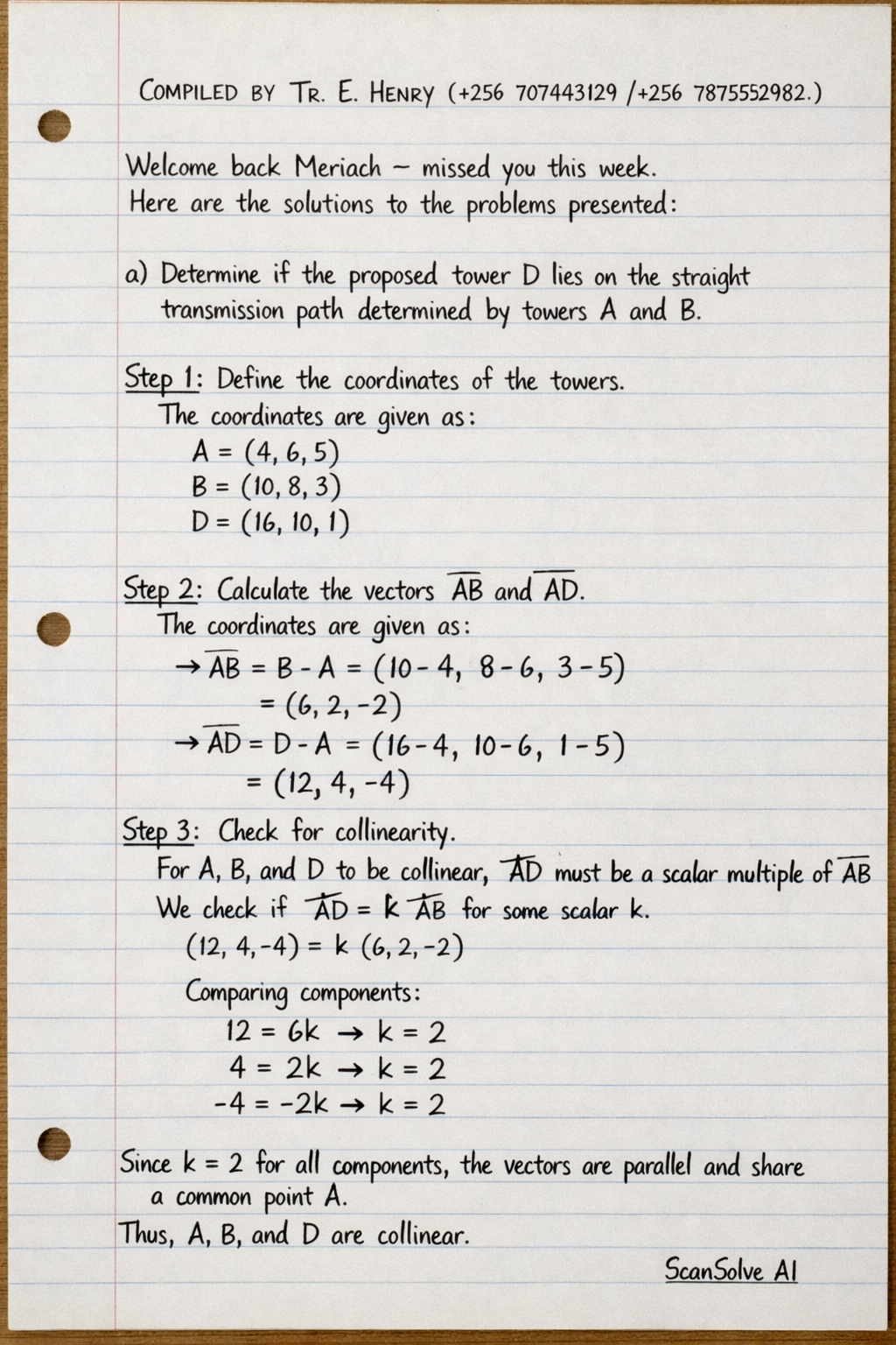 Handwritten step-by-step solution preview