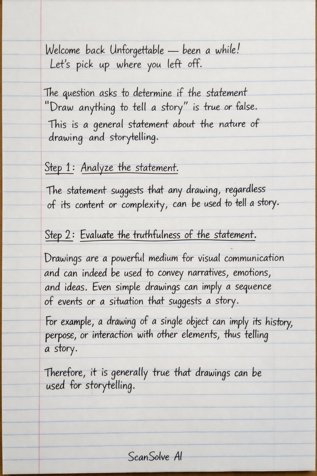 Handwritten step-by-step solution preview
