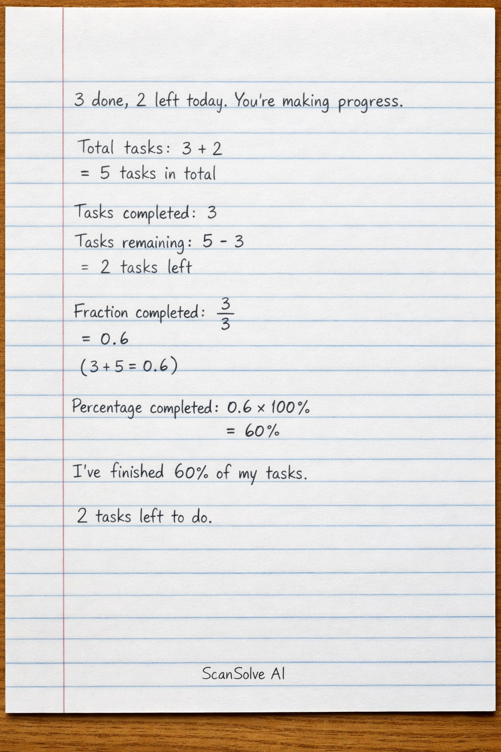 Handwritten step-by-step solution preview