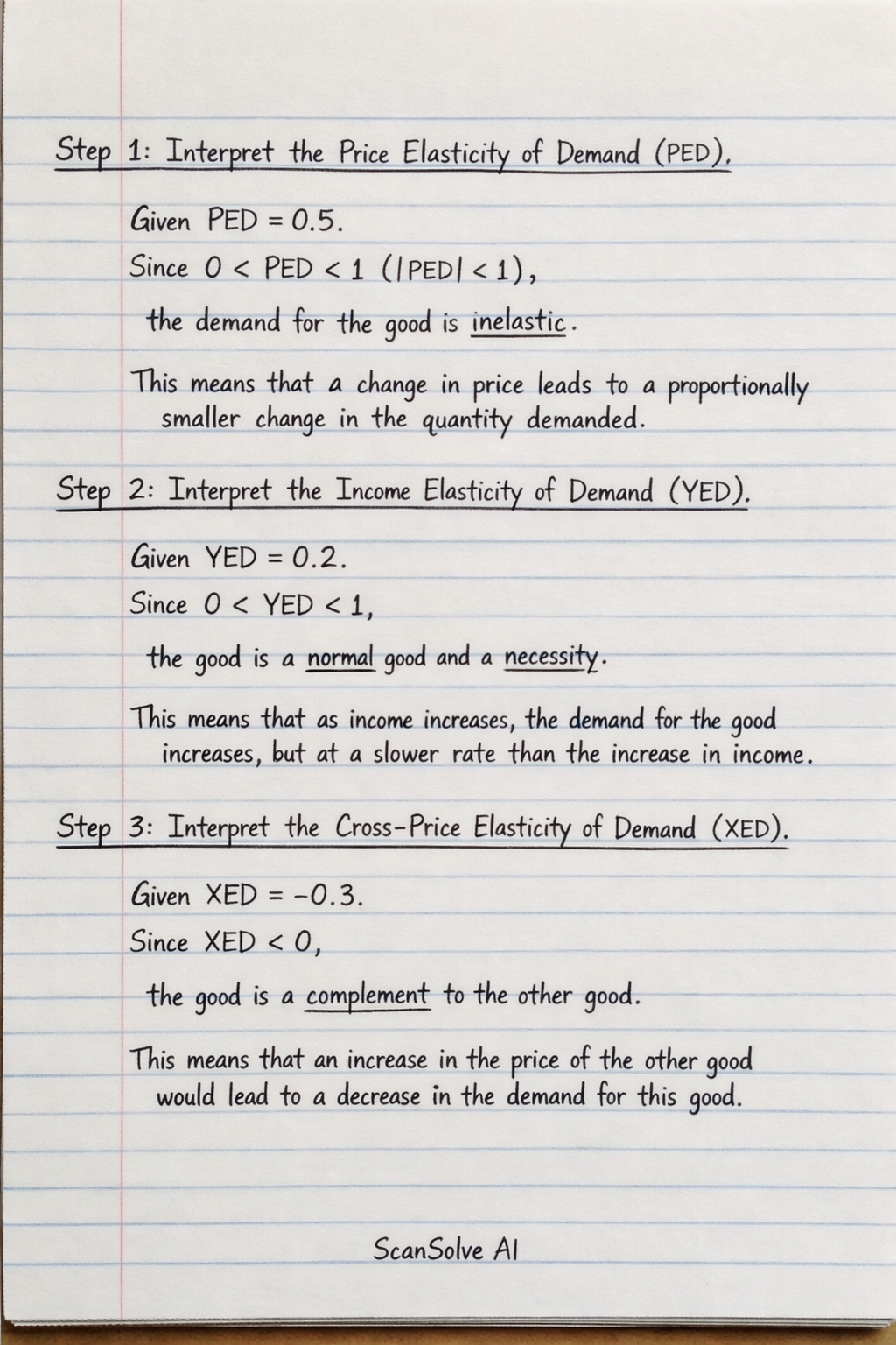Handwritten step-by-step solution preview