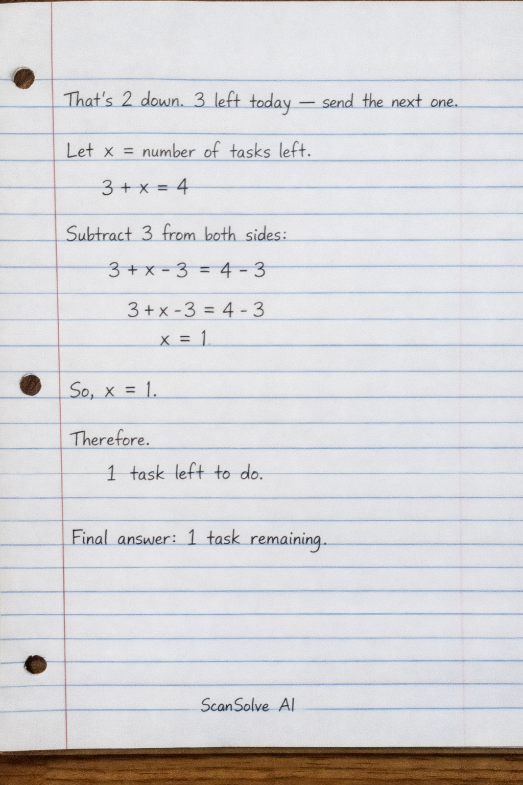 Handwritten step-by-step solution preview