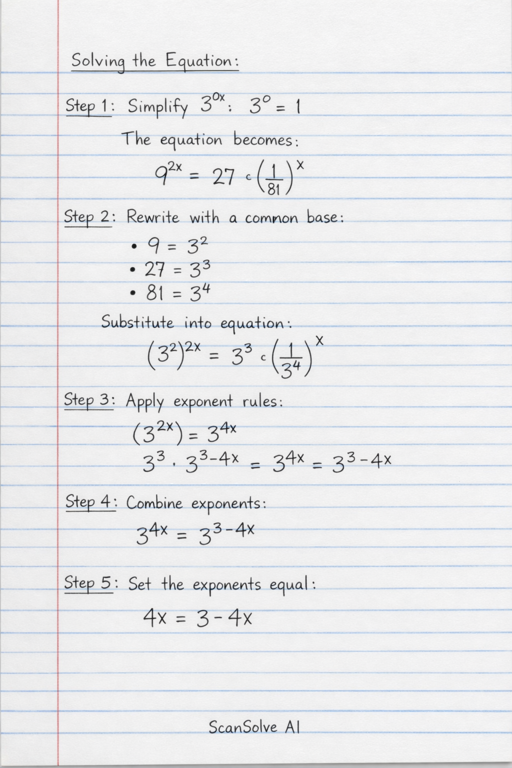 Handwritten step-by-step solution preview