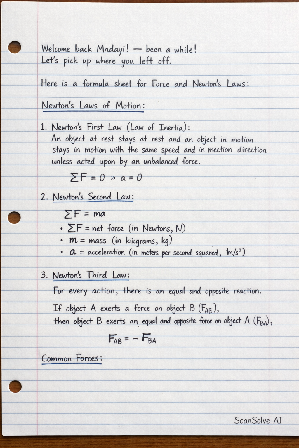 Handwritten step-by-step solution preview