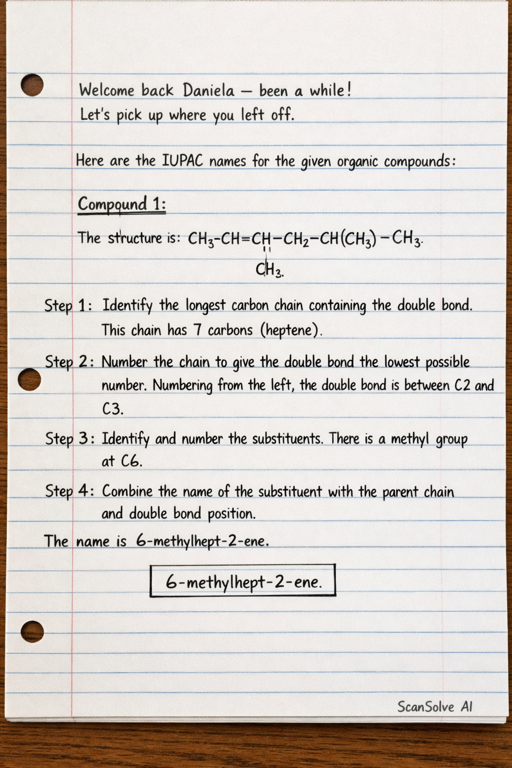 Handwritten step-by-step solution preview