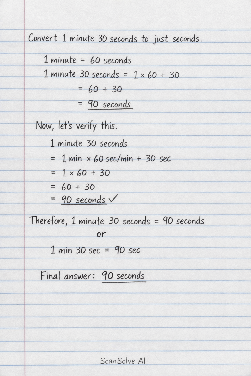 Handwritten step-by-step solution preview