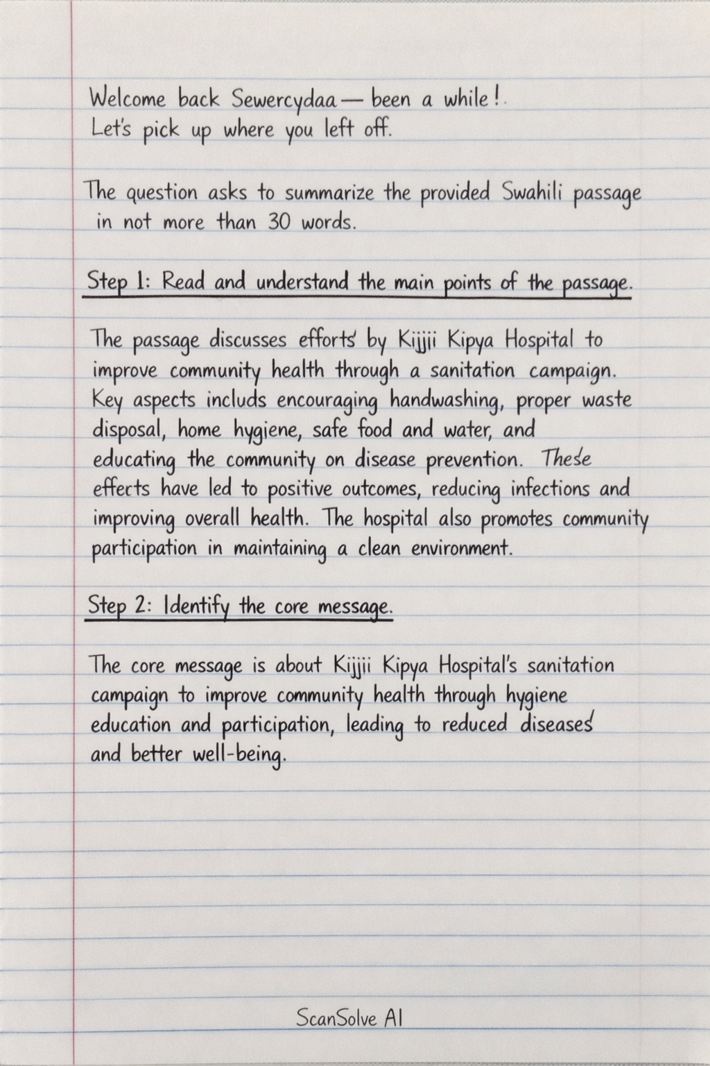 Handwritten step-by-step solution preview
