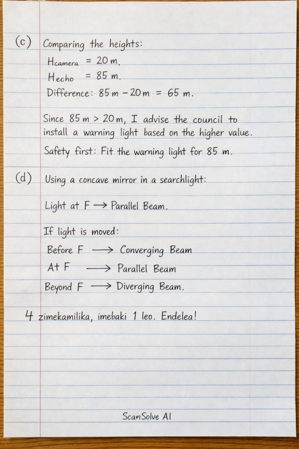 Handwritten step-by-step solution preview