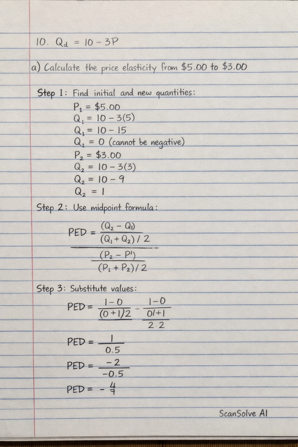 Handwritten step-by-step solution preview