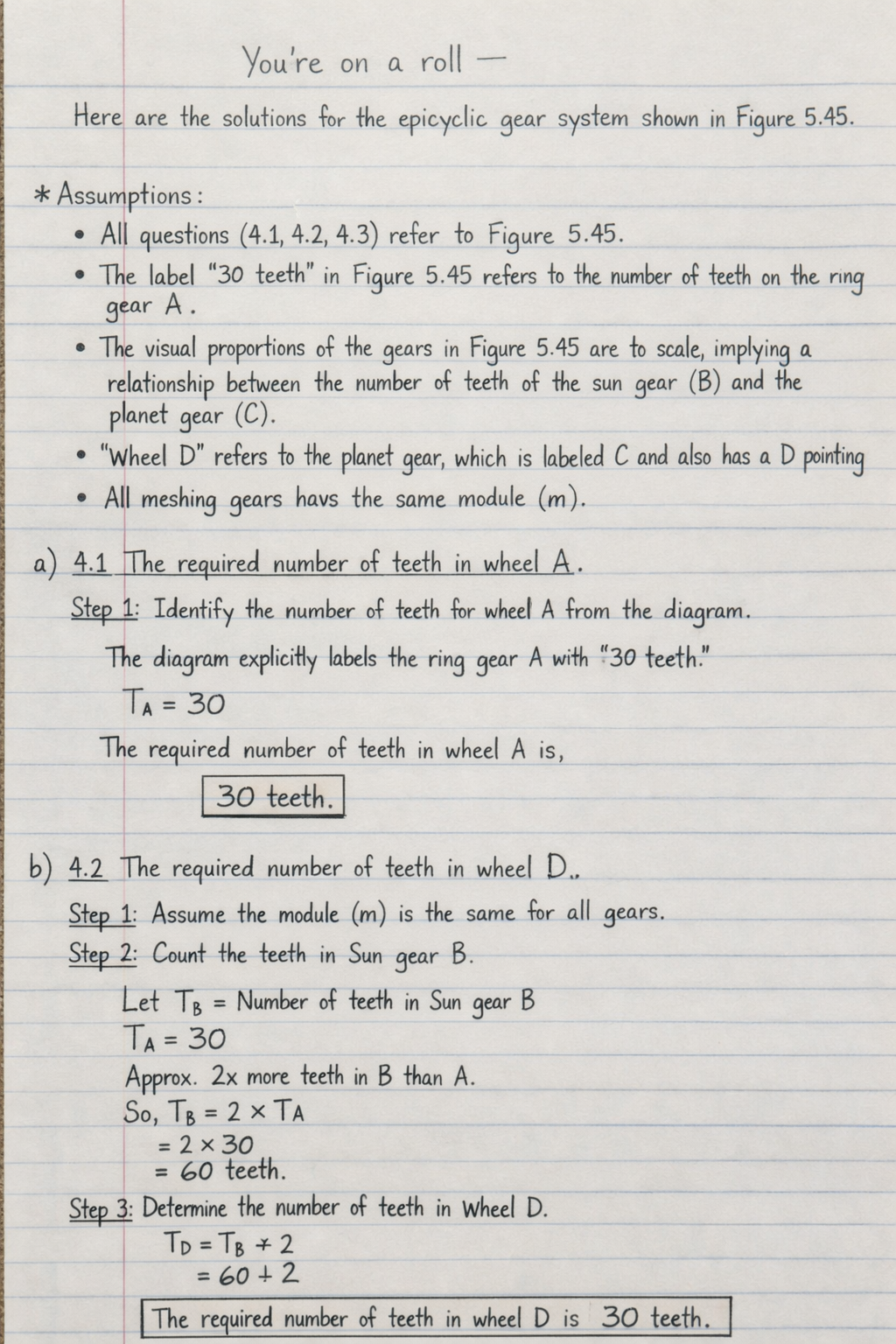 Handwritten step-by-step solution preview