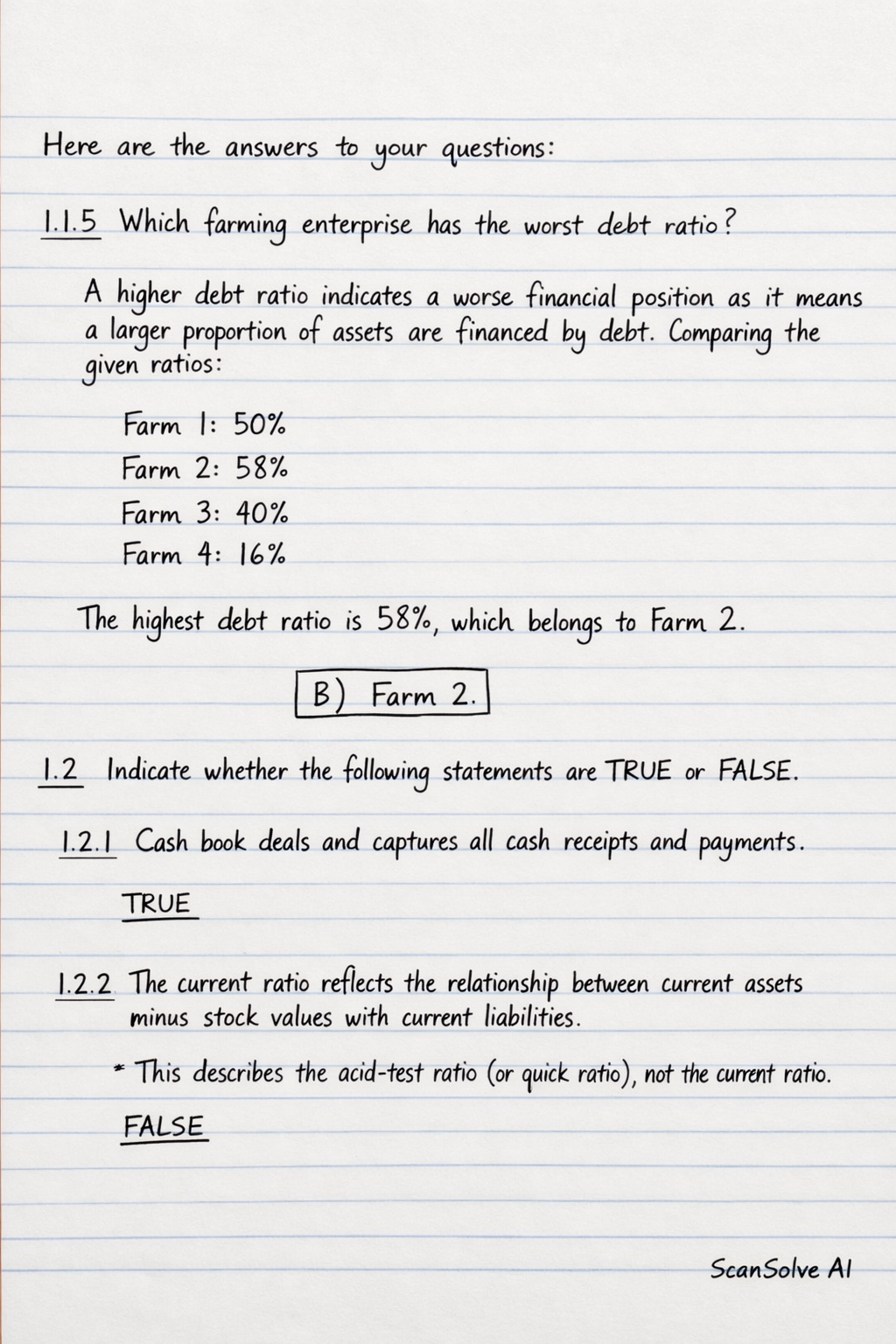 Handwritten step-by-step solution preview