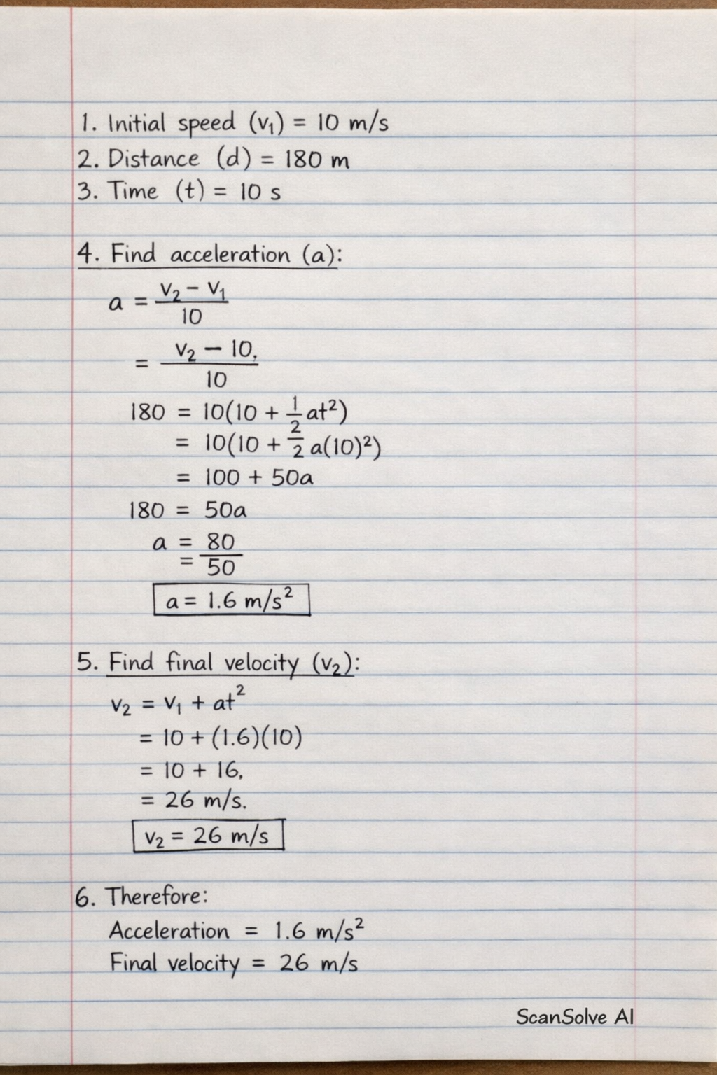 Handwritten step-by-step solution preview