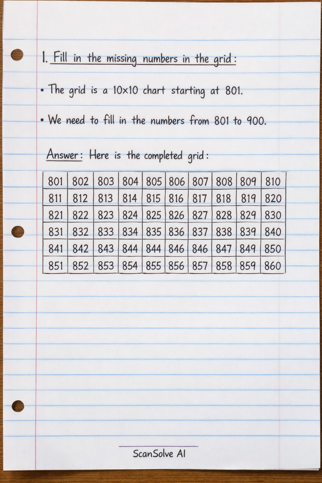 Handwritten step-by-step solution preview