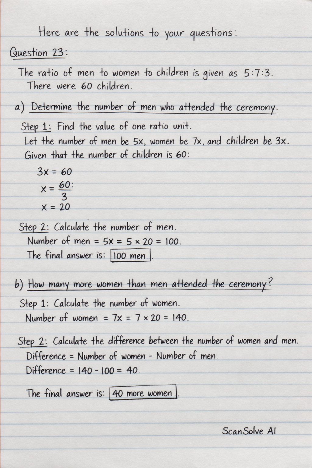 Handwritten step-by-step solution preview