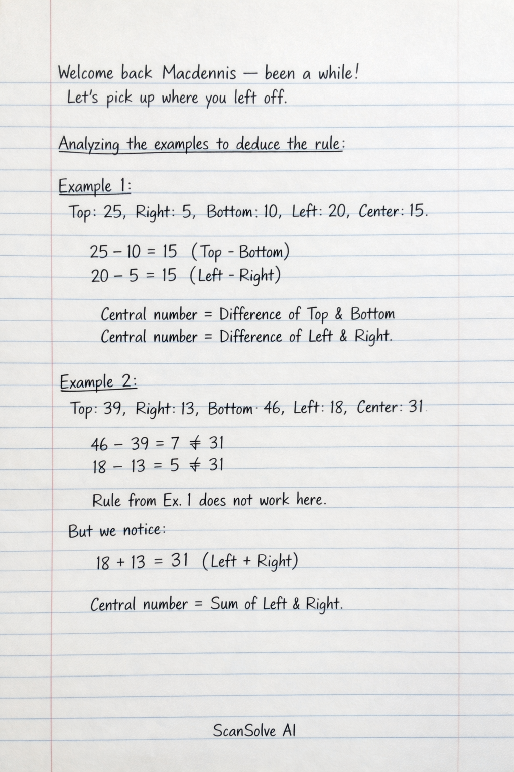Handwritten step-by-step solution preview