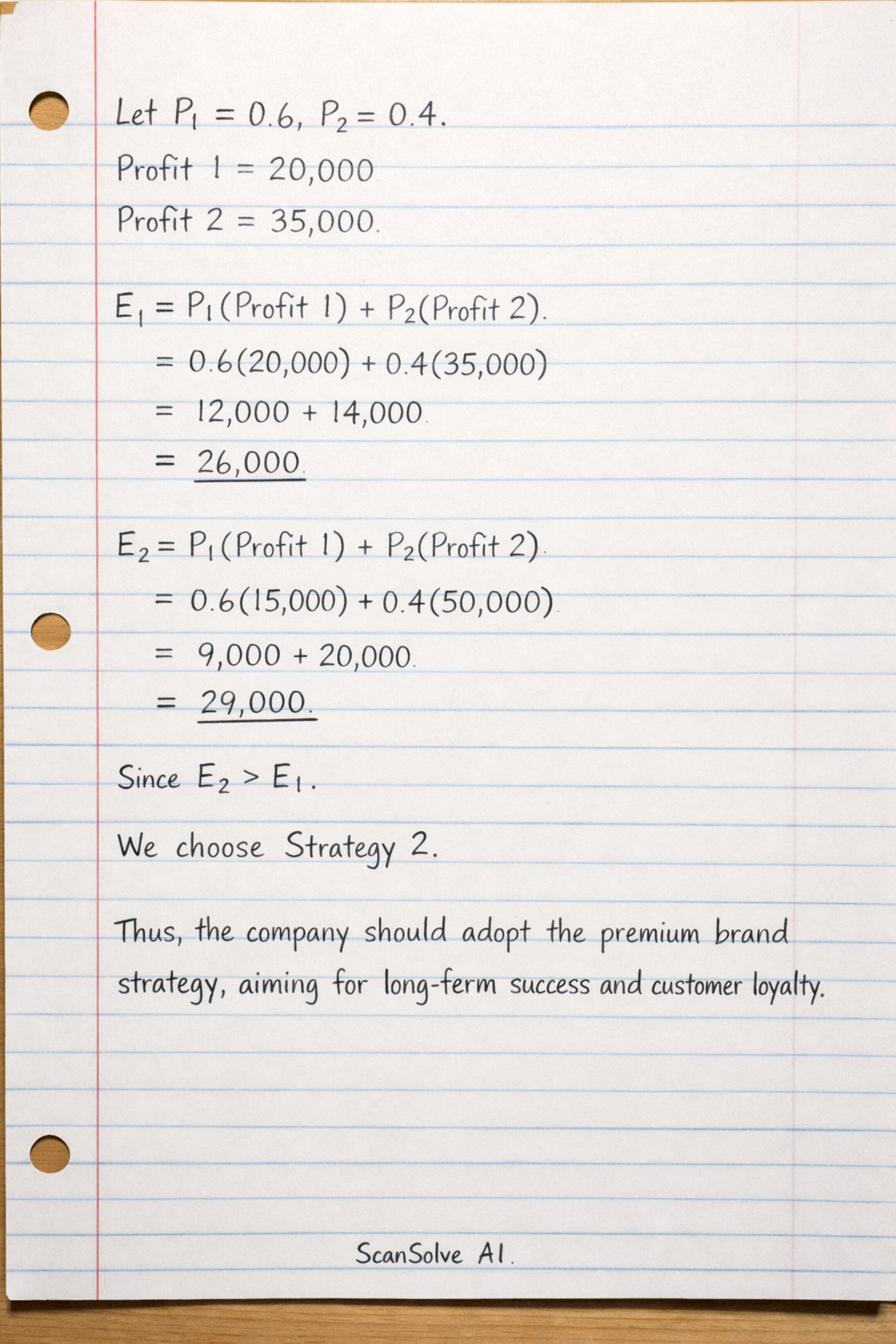 Handwritten step-by-step solution preview