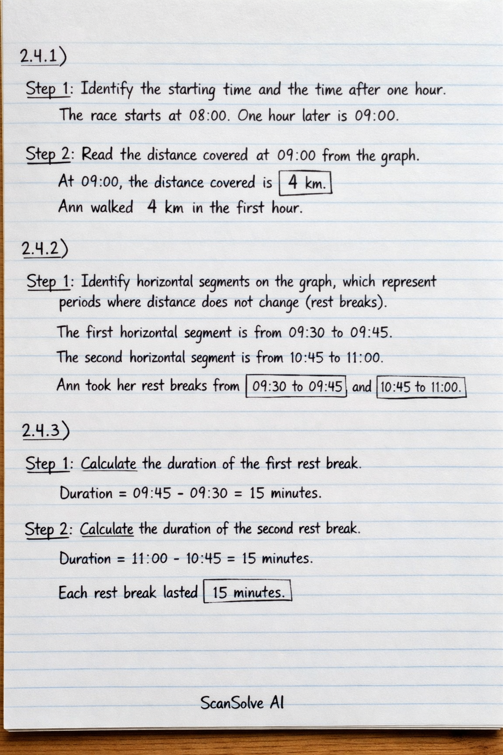 Handwritten step-by-step solution preview