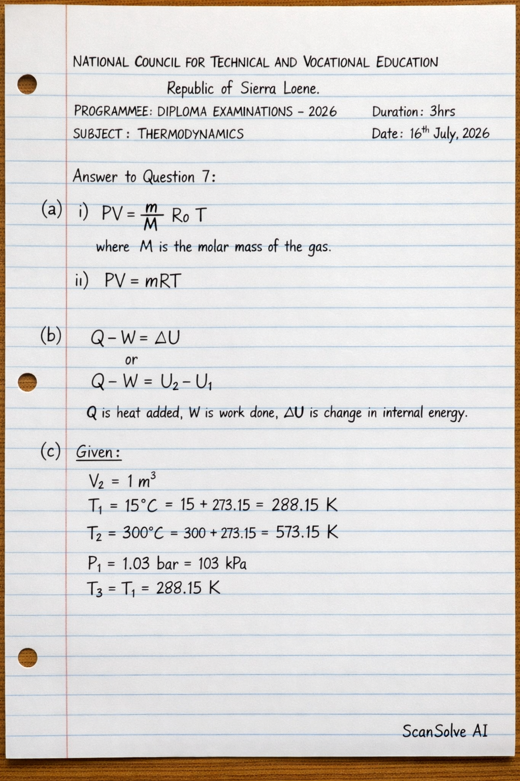 Handwritten step-by-step solution preview