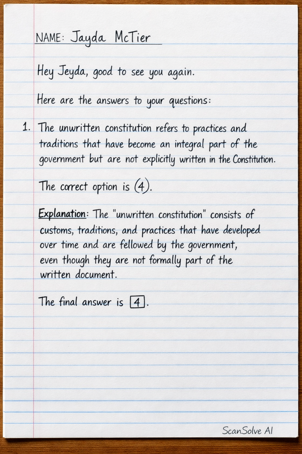 Handwritten step-by-step solution preview