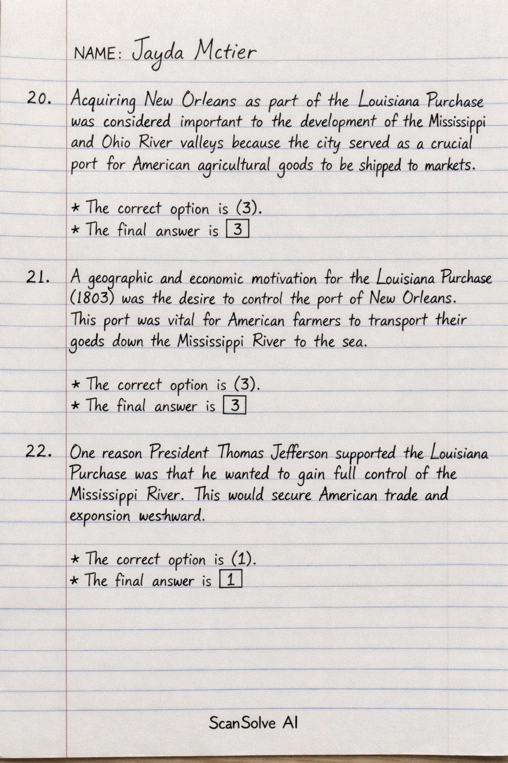 Handwritten step-by-step solution preview