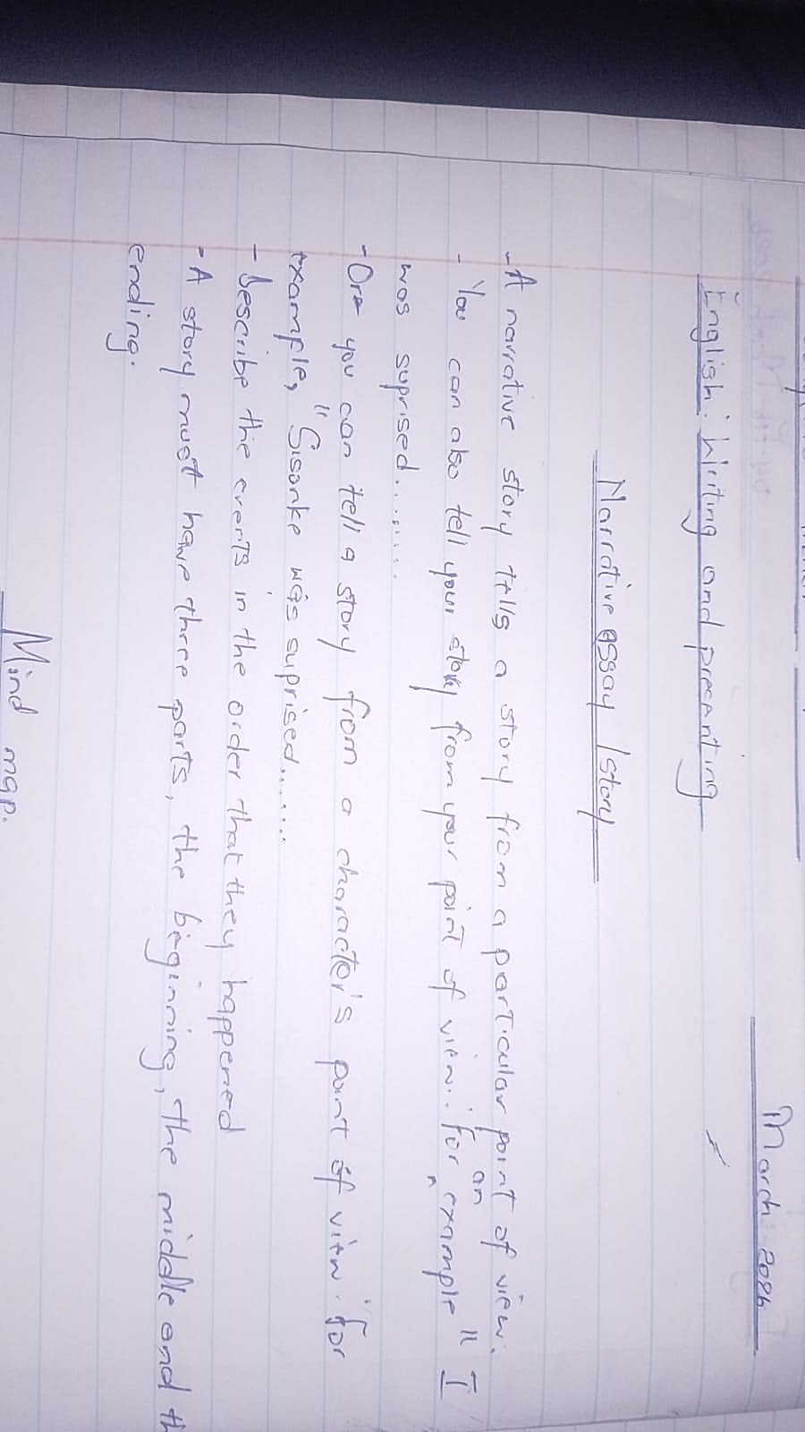 Homework photo