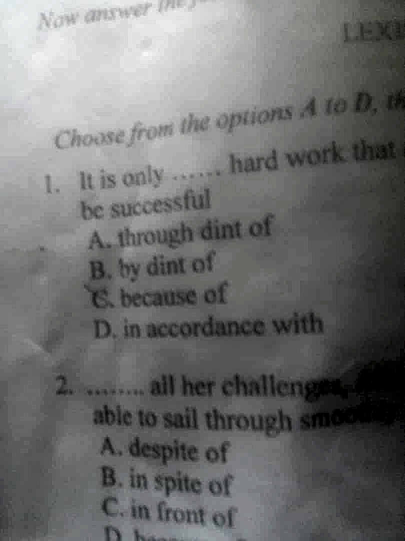 Homework photo