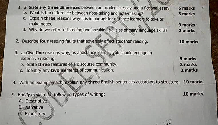 Homework photo