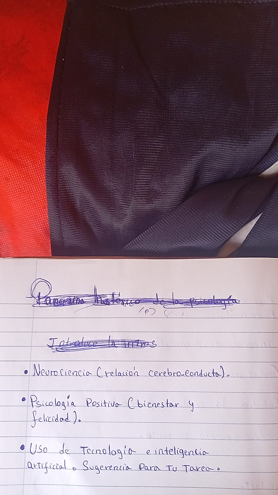 Homework photo