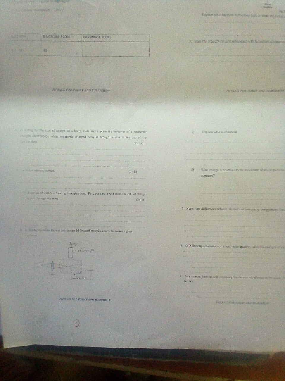 Homework photo