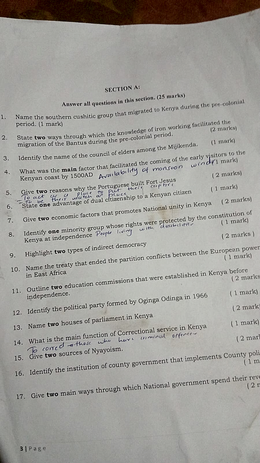 Homework photo