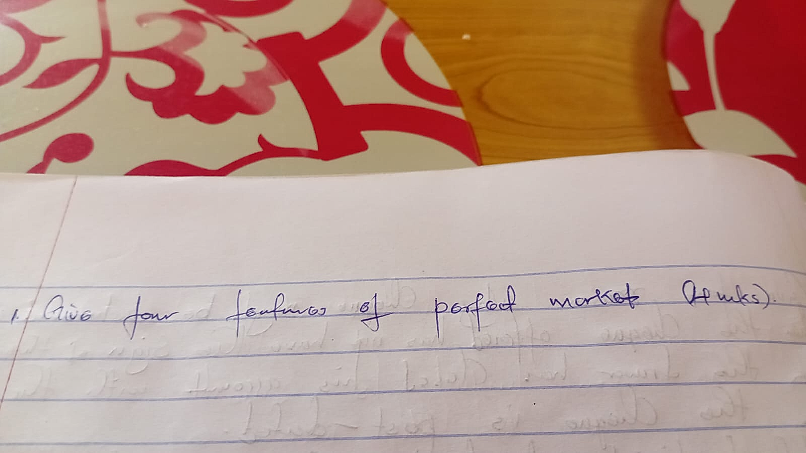 Homework photo