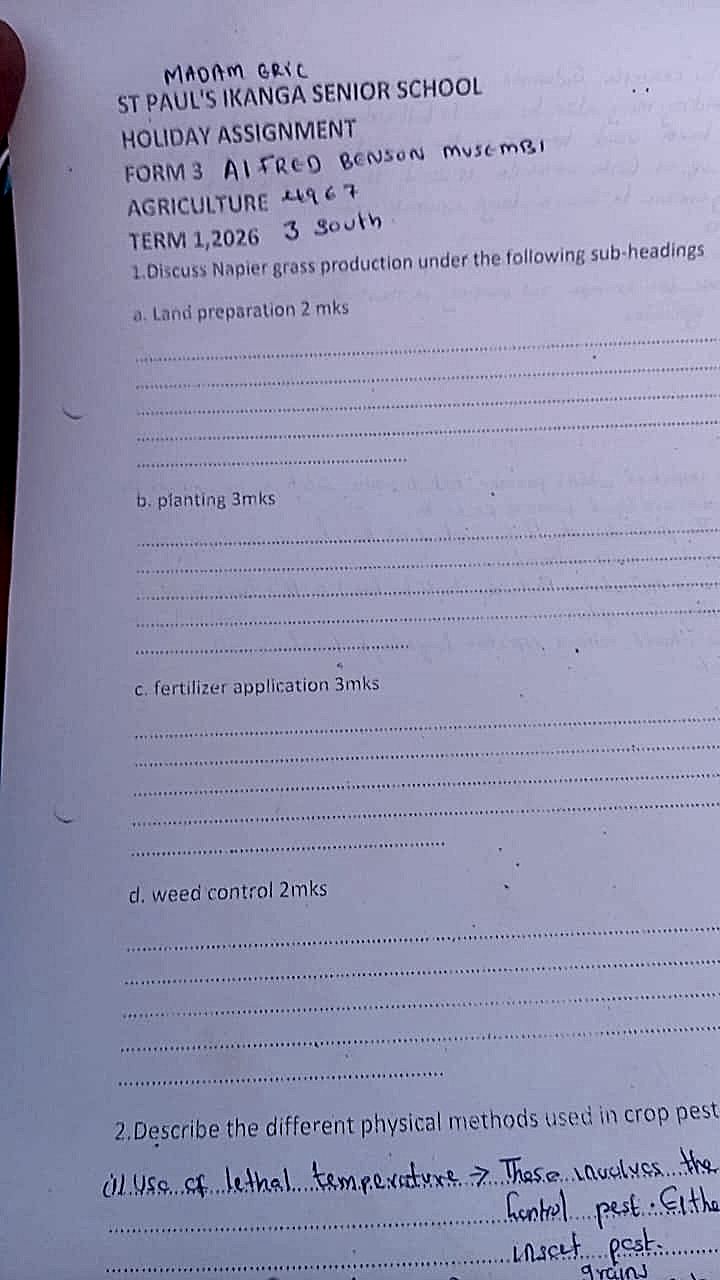 Homework photo
