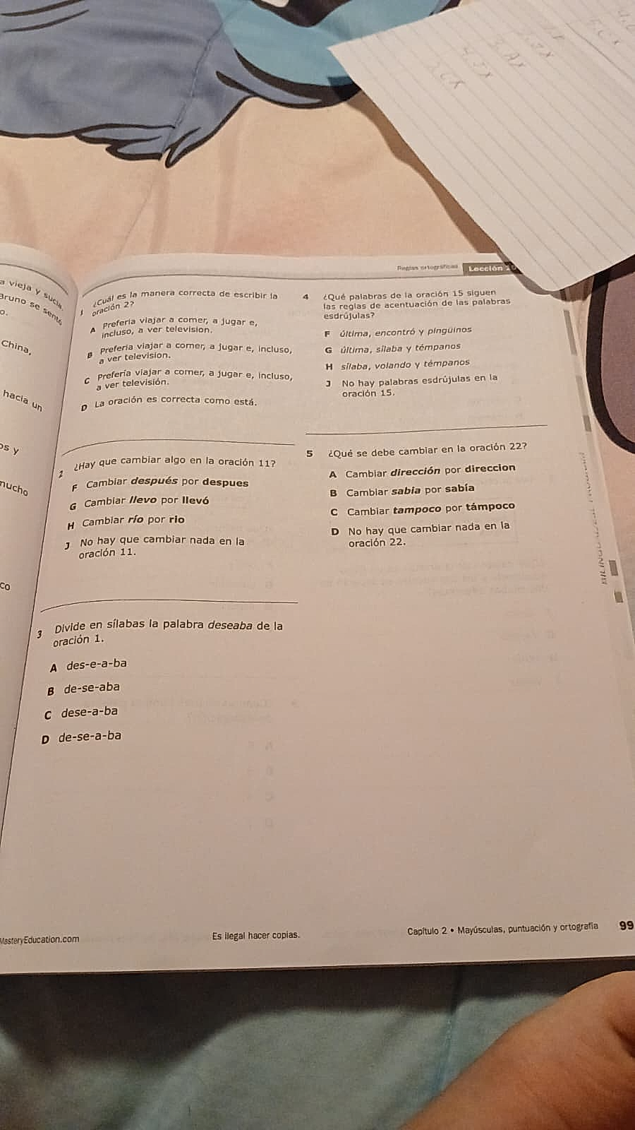 Homework photo
