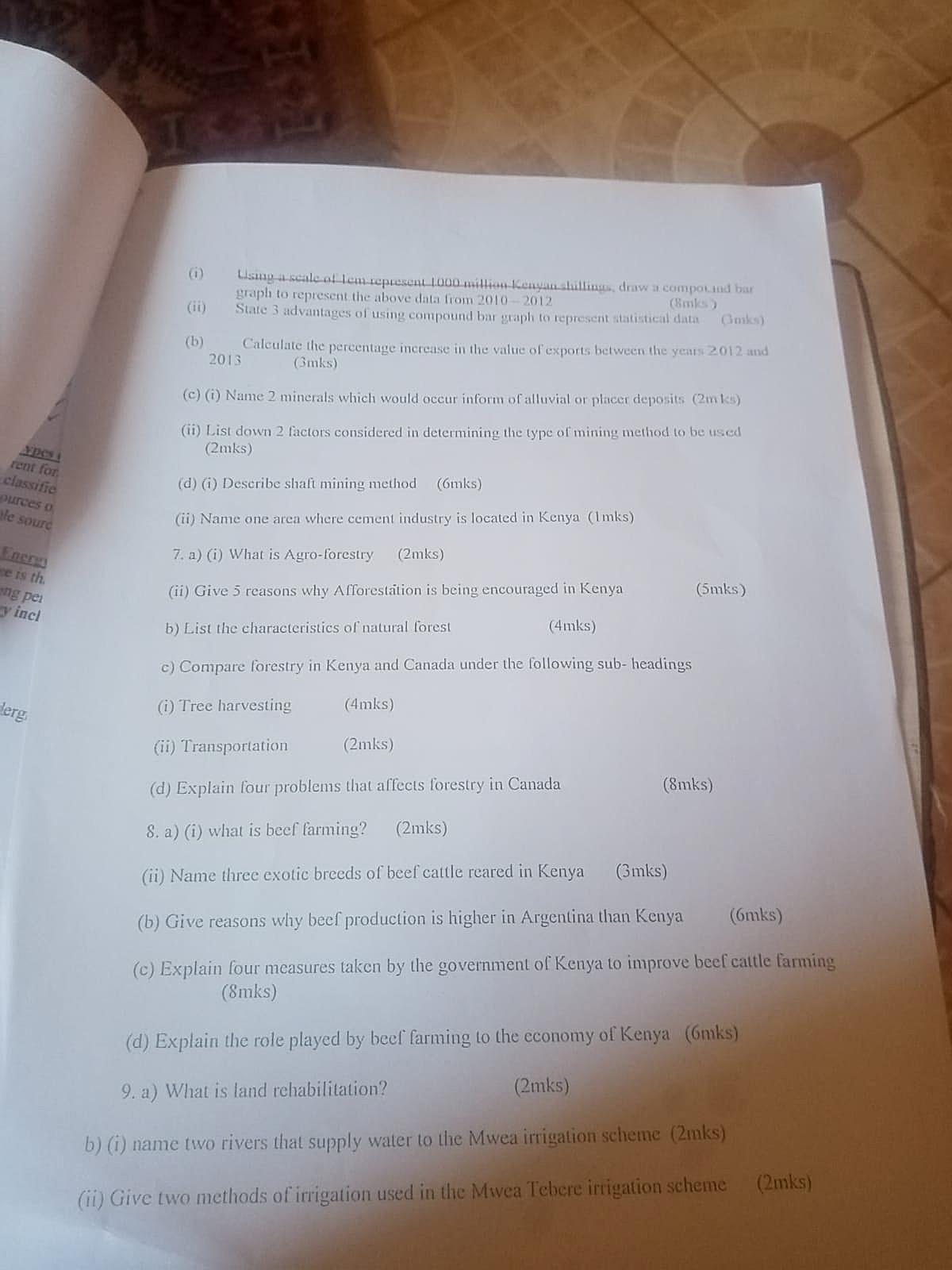 Homework photo