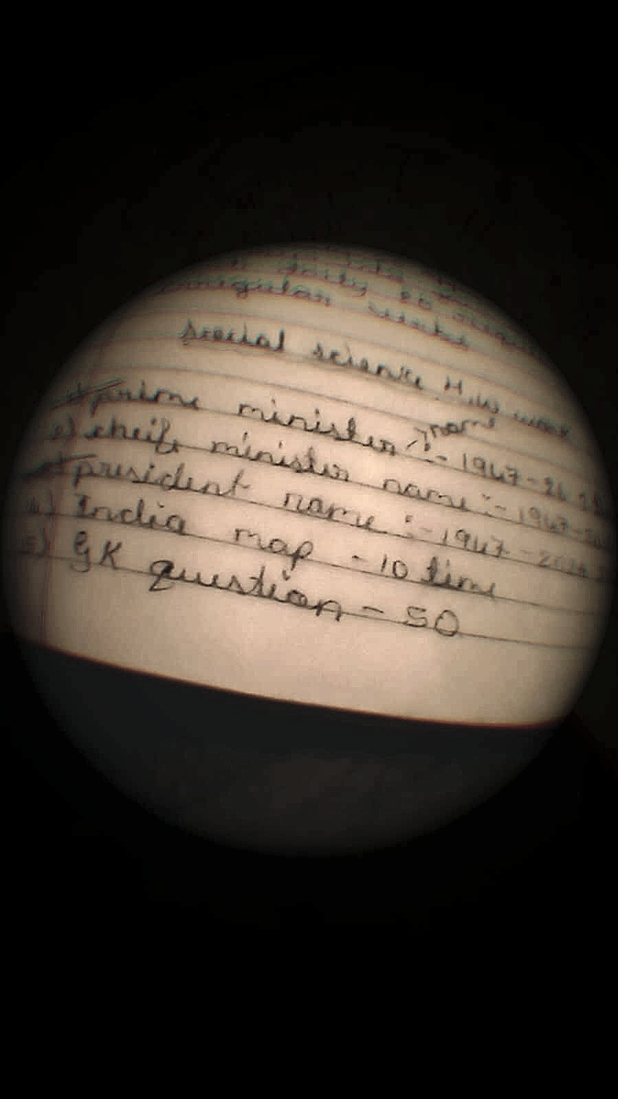 Homework photo