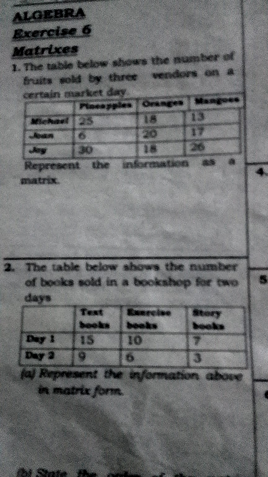 Homework photo