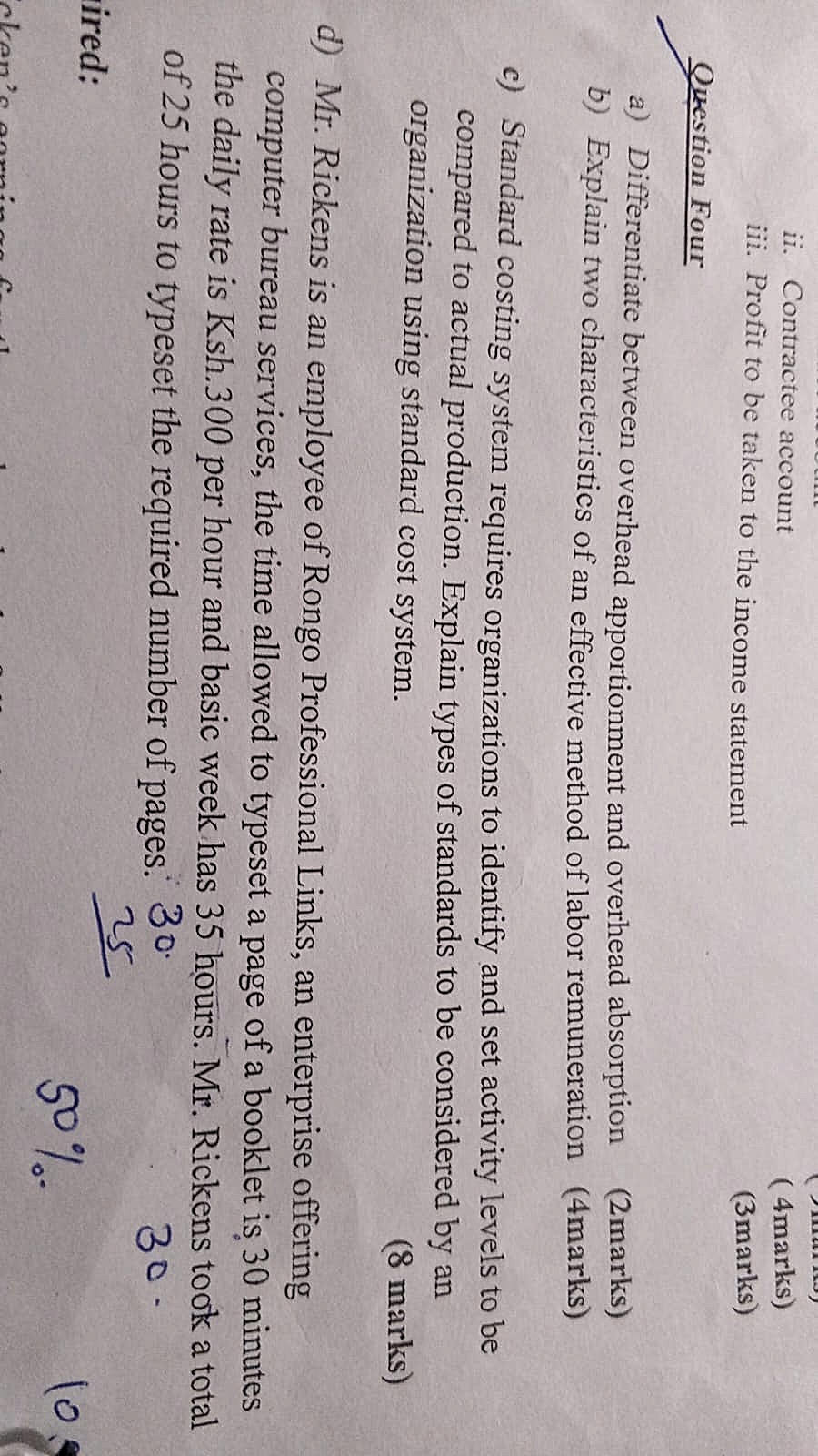 Homework photo