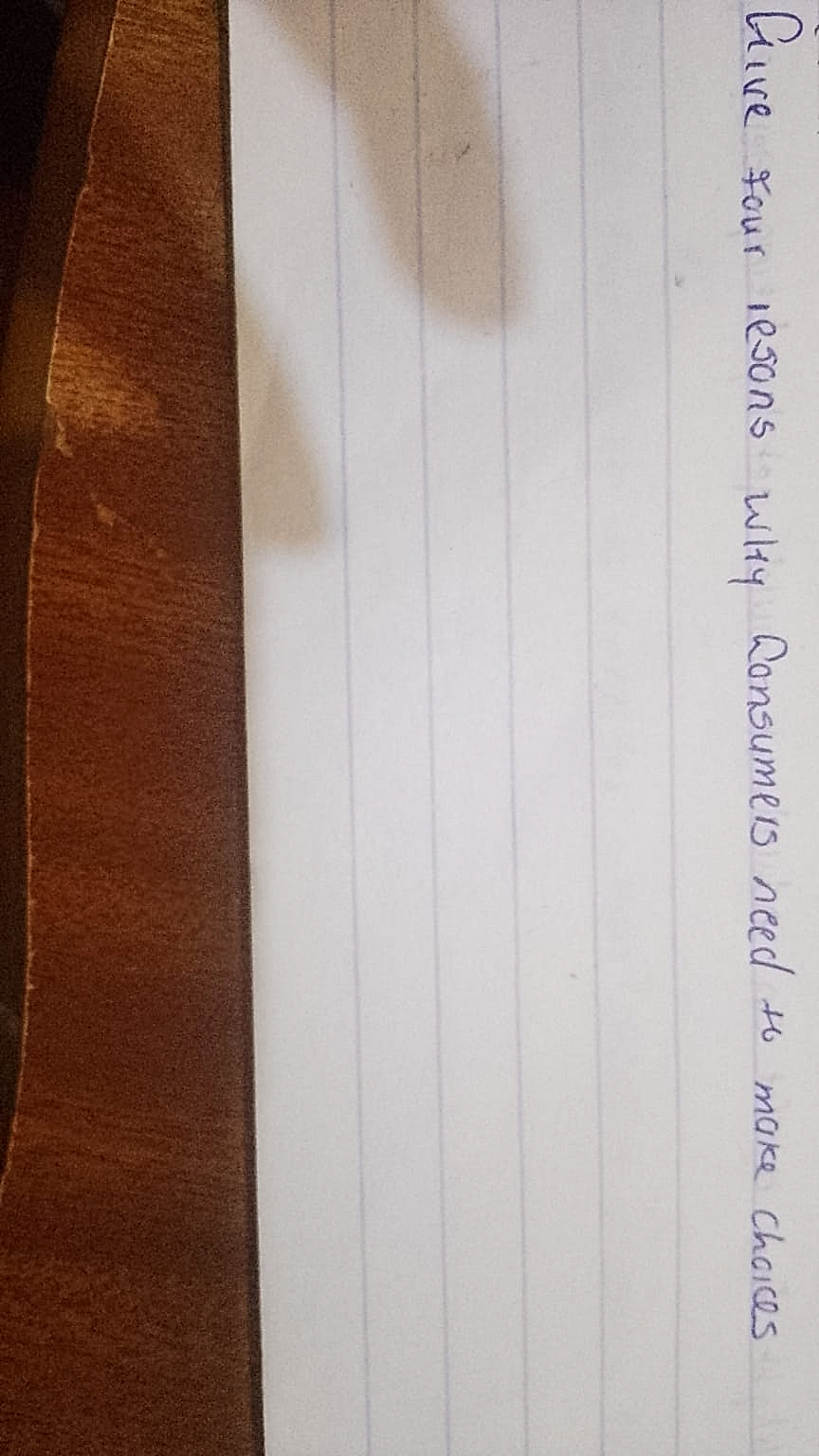 Homework photo