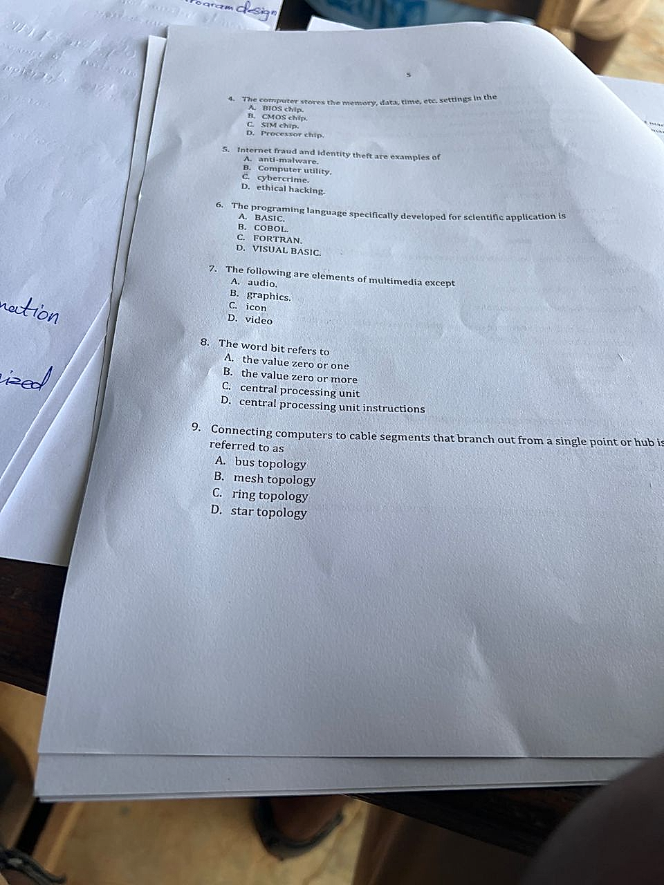 Homework photo