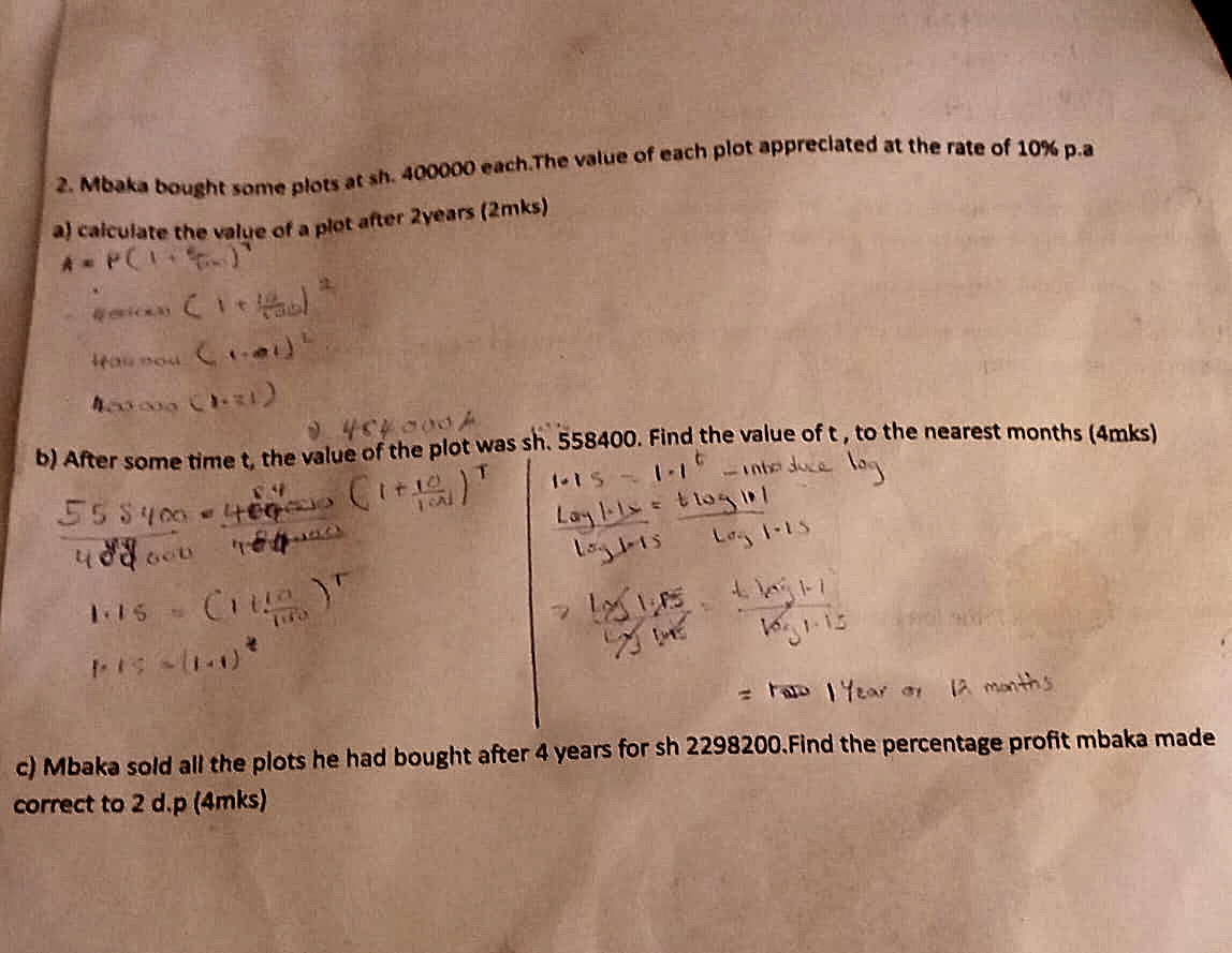 Homework photo