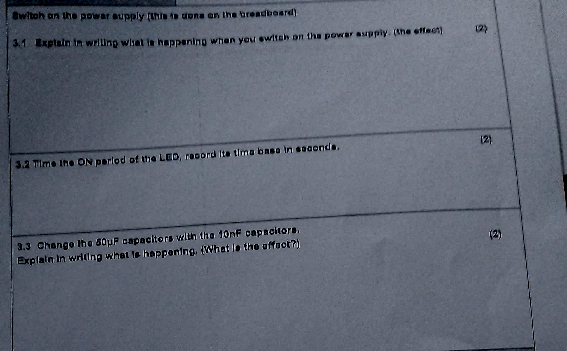 Homework photo