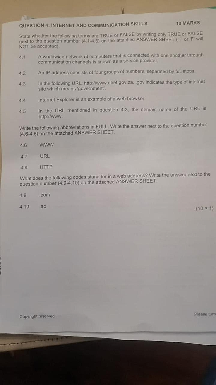 Homework photo